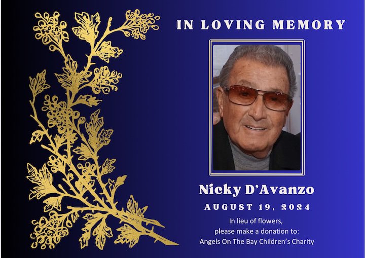 In Memory of Nicky D'Avanzo